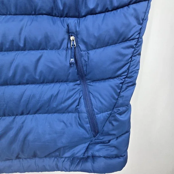 Eddie Bauer STORMDOWN 800 Down Puffer Vest Men's 2XL Blue Full Zip Pockets Warm - Picture 5 of 16